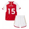 Arsenal Jakub Kiwior #15 Heimtrikot 2023-24 Kurzarm (+ kurze hosen)